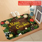 Christmas Door Mat Santa Claus Carpet Merry
