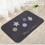 Christmas Door Mat Santa Claus Carpet Merry