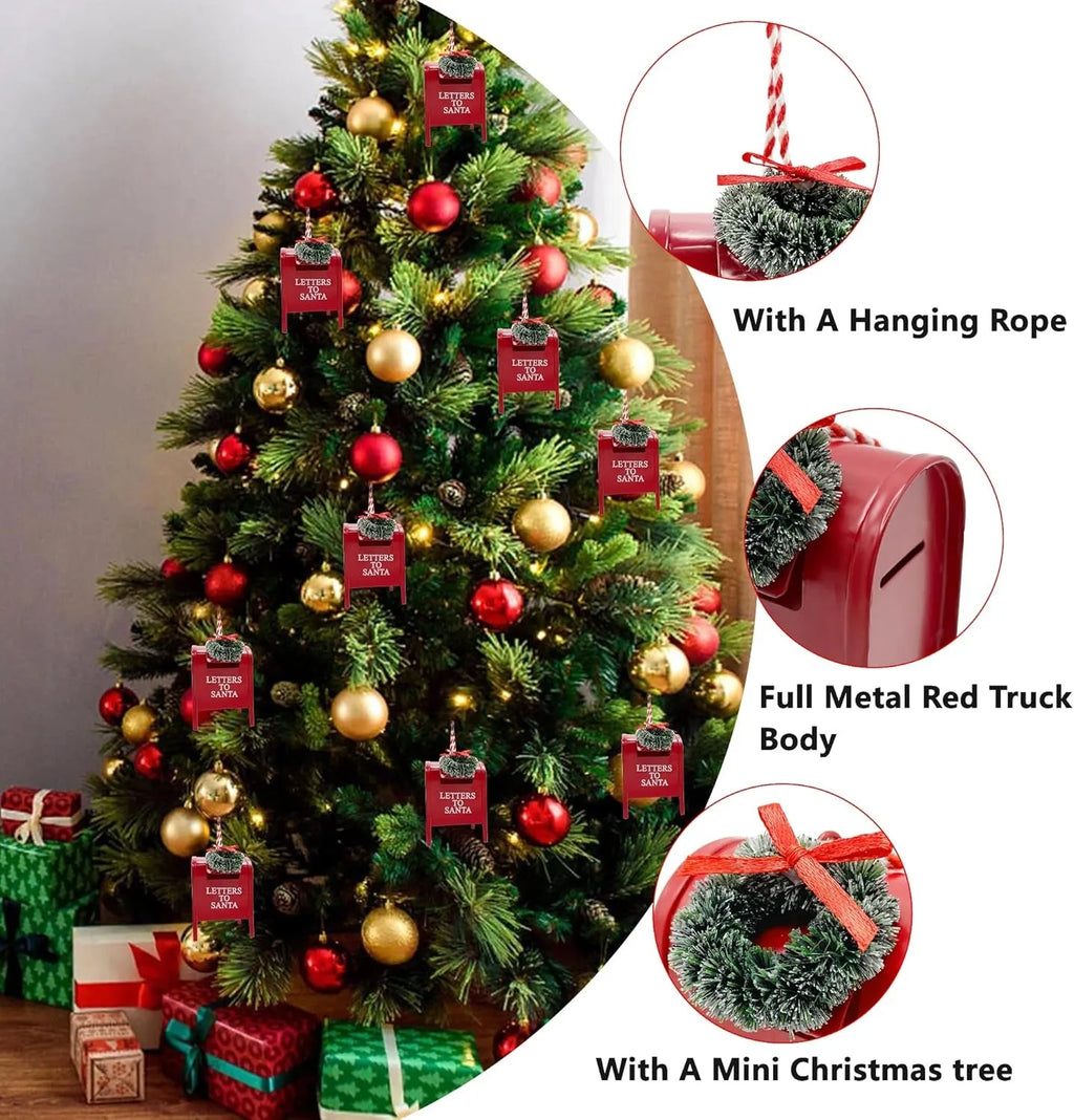 Christmas Letter to Santa Mail Box Ornament