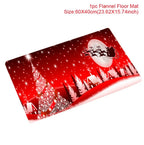 Christmas Door Mat Santa Claus Carpet Merry