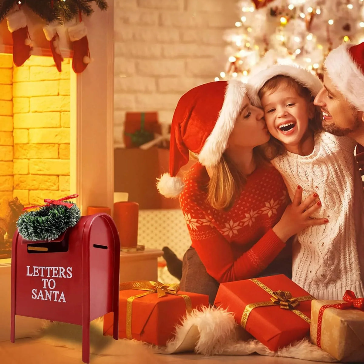 Christmas Letter to Santa Mail Box Ornament
