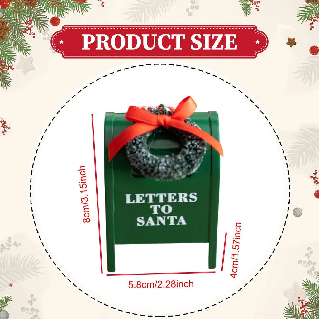 Christmas Letter to Santa Mail Box Ornament