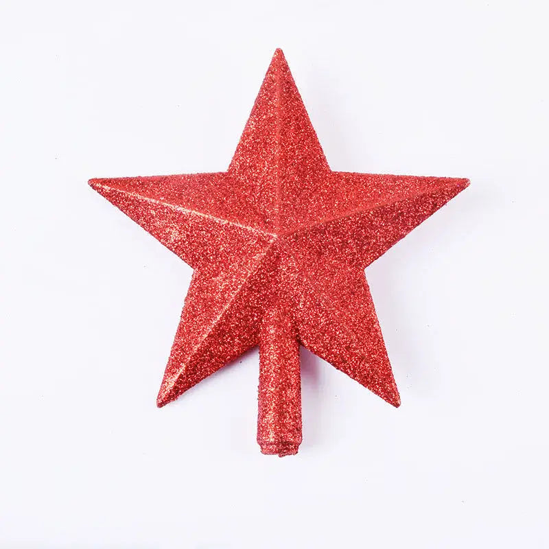Christmas Tree Top Star Merry Shiny Gold