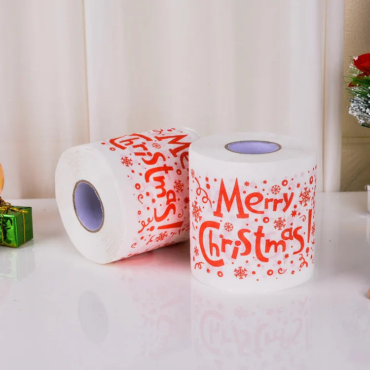 Christmas Paper Festival Theme Printed Wood Pulp