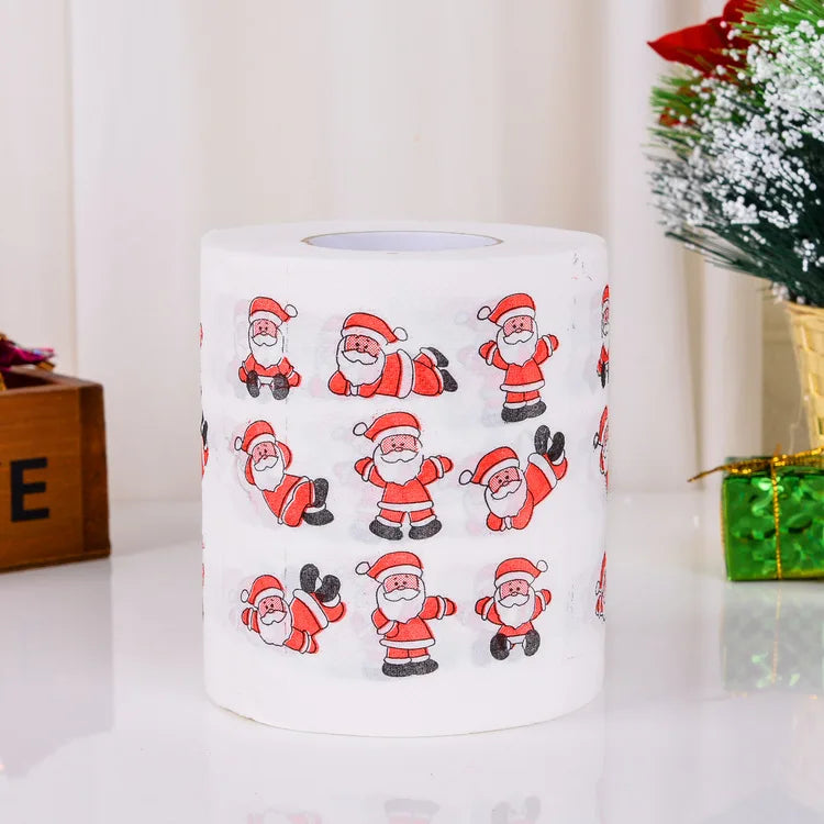 Christmas Paper Festival Theme Printed Wood Pulp