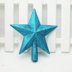 Christmas Tree Top Star Merry Shiny Gold