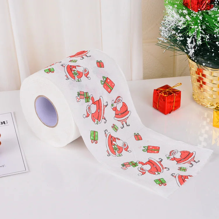 Christmas Paper Festival Theme Printed Wood Pulp