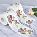 Christmas Paper Festival Theme Printed Wood Pulp