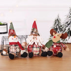 Christmas Dolls Tree Standing Santa, Snowman Reindeer