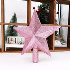 Christmas Tree Top Star Merry Shiny Gold