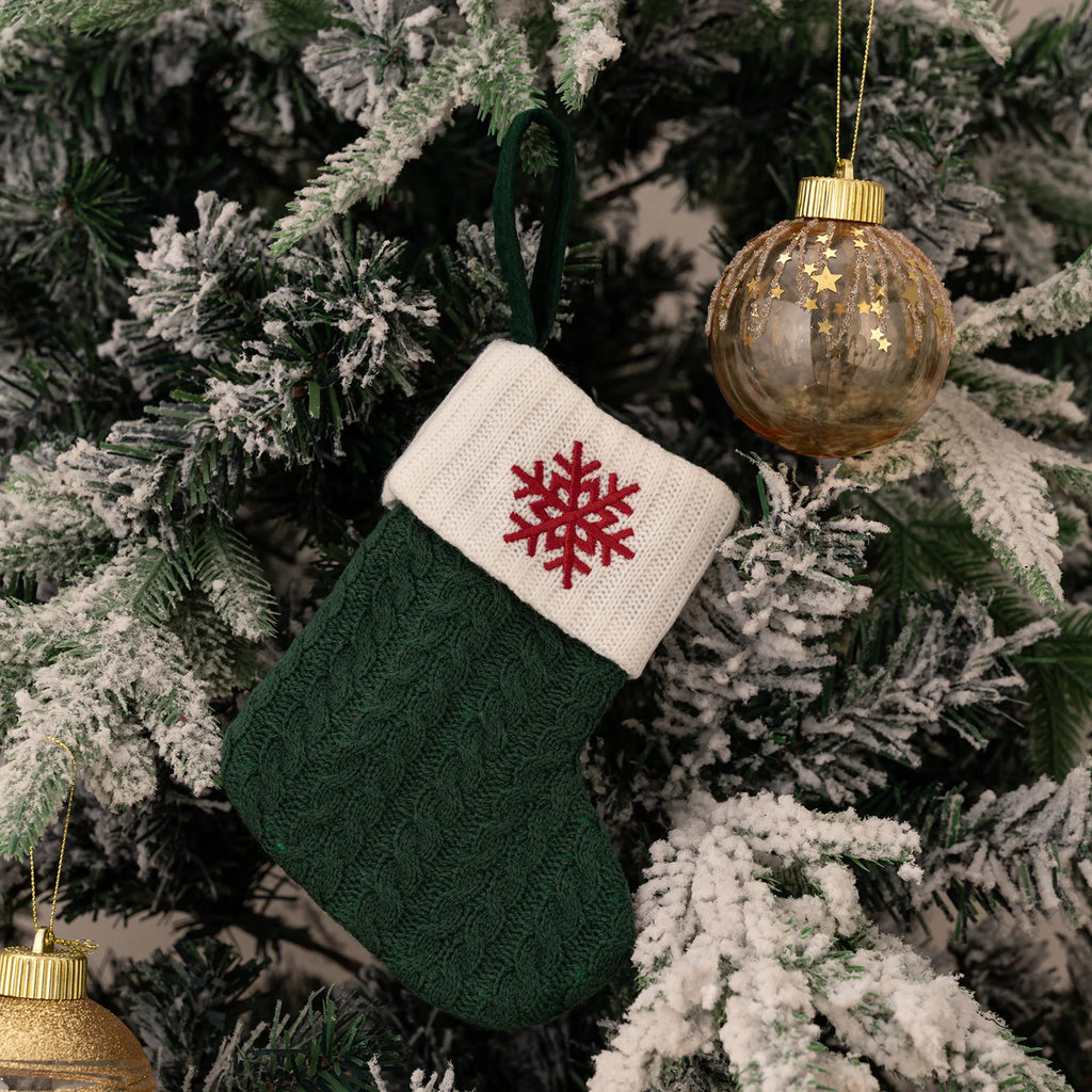 Monogram Christmas Knit Stockings