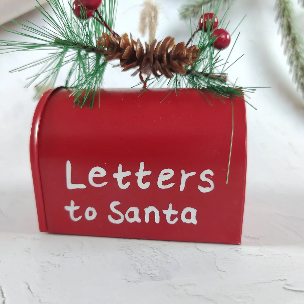 Christmas Iron Mailbox Ornament