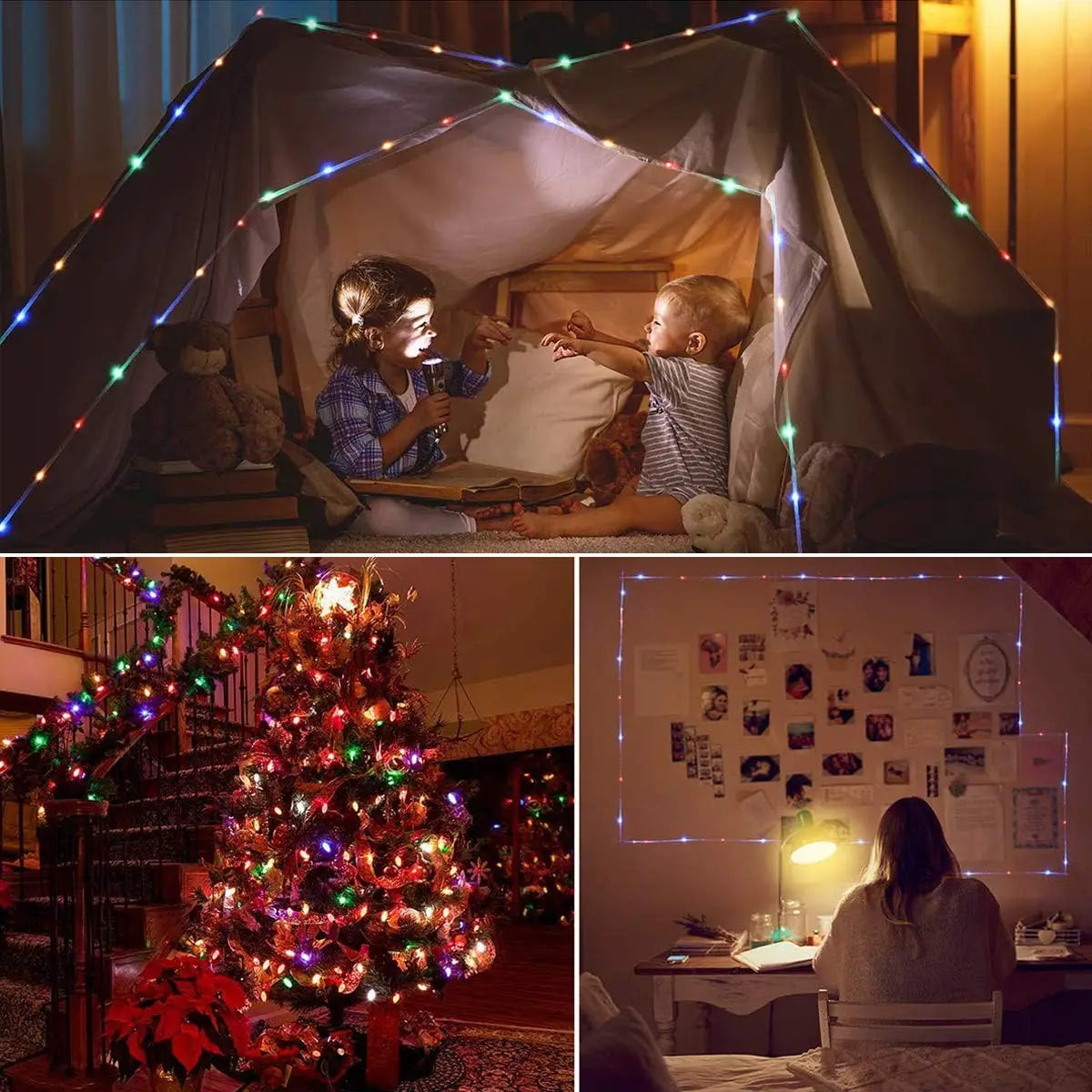 Solar Christmas Rope Lights