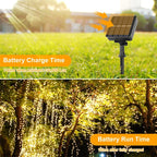 Solar Christmas Path Garland Lights