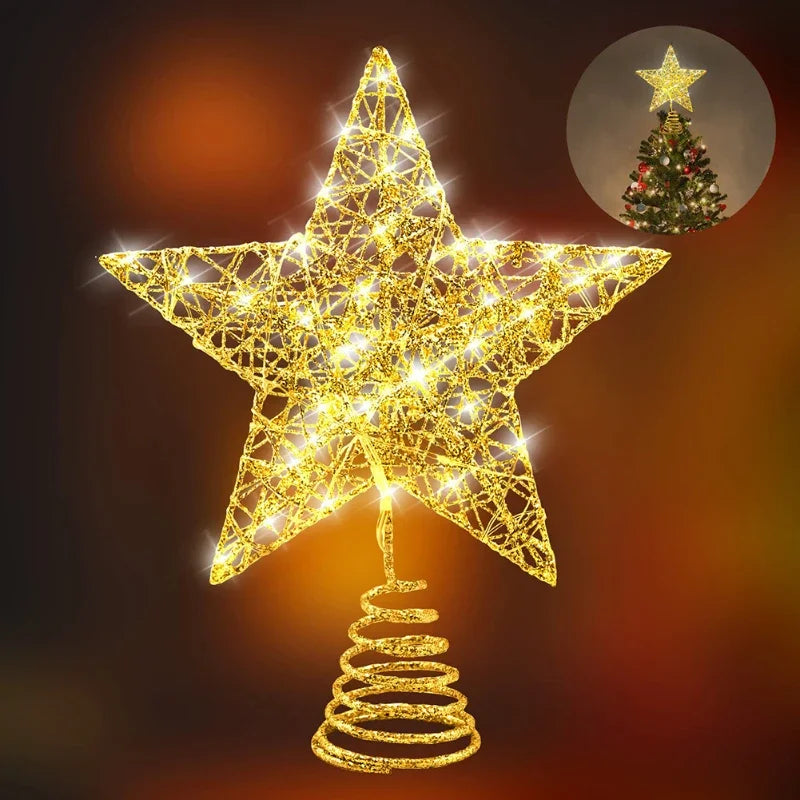 Christmas Tree Topper Star Battery Powered