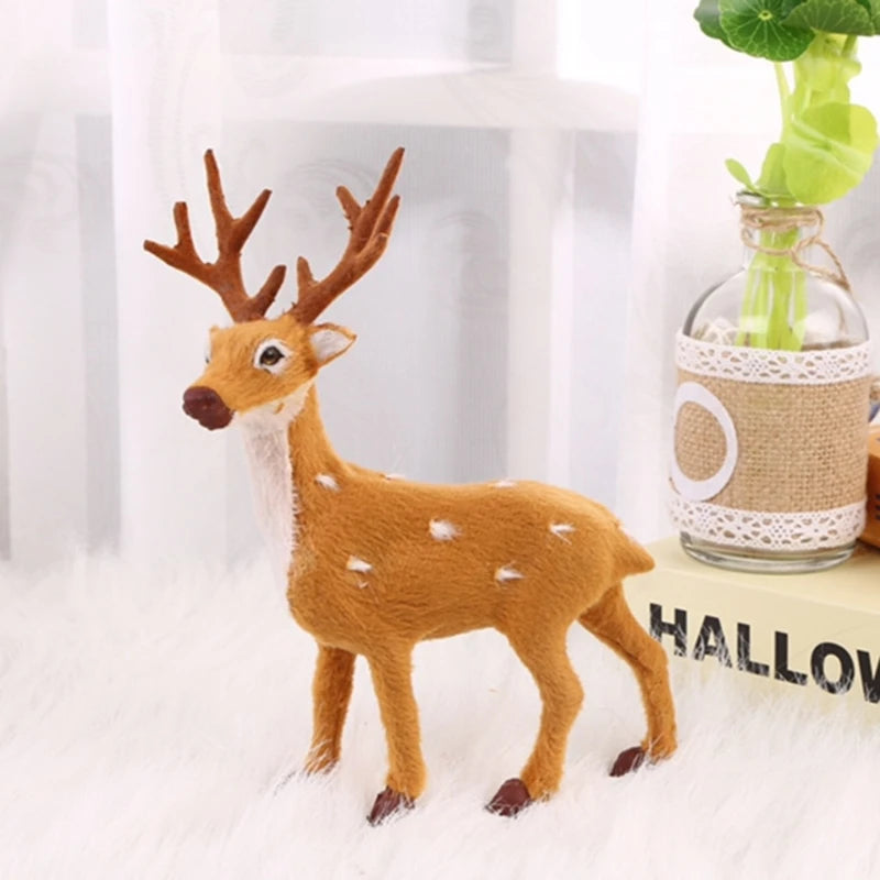 Simulation Plush Reindeer Christmas Elk Dolls Holiday
