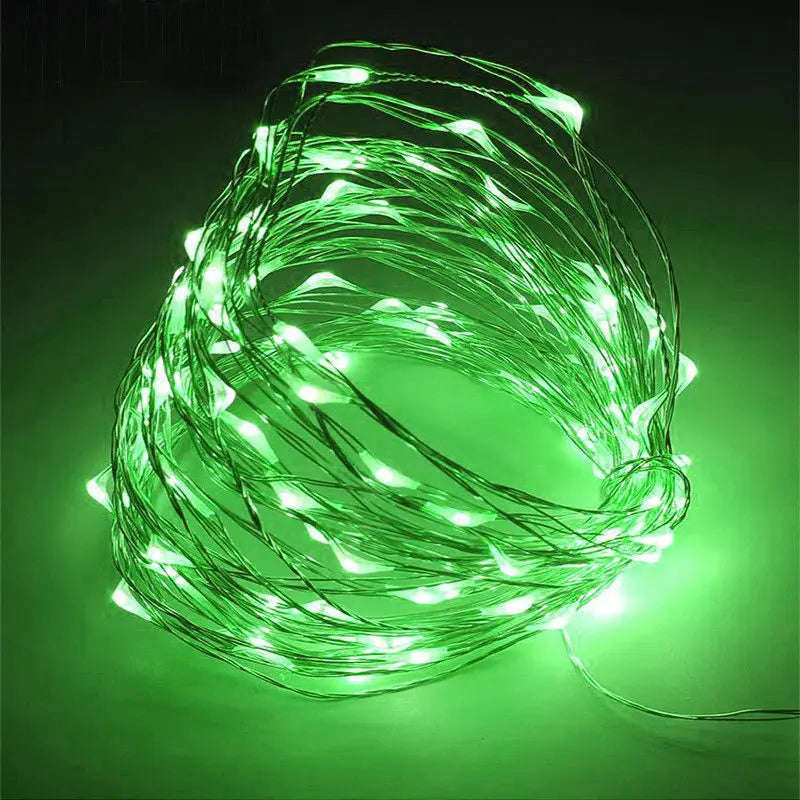 Copper Wire Christmas Fairy Lights