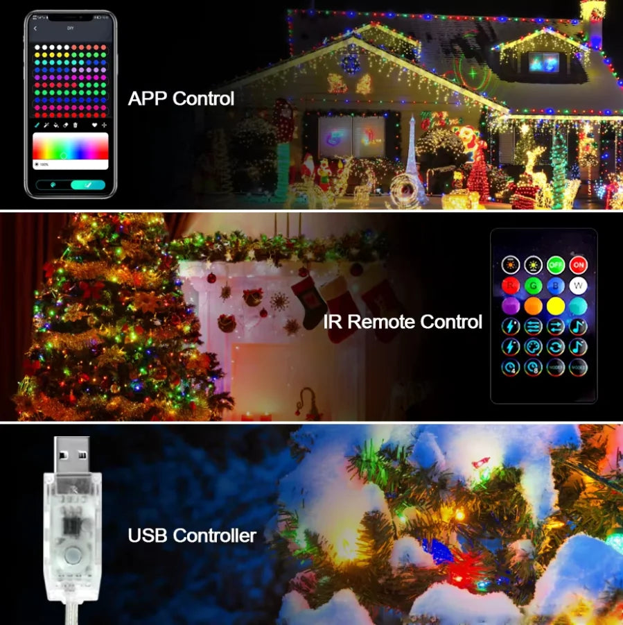 Smart Leather Cord Fairy Lights
