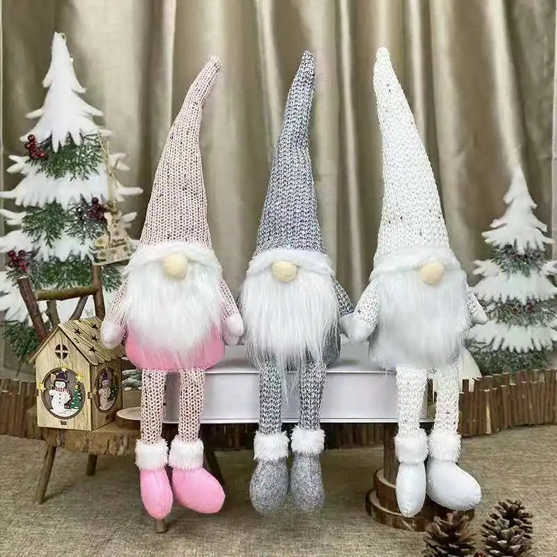 Christmas Dolls Tree Standing Santa, Snowman Reindeer