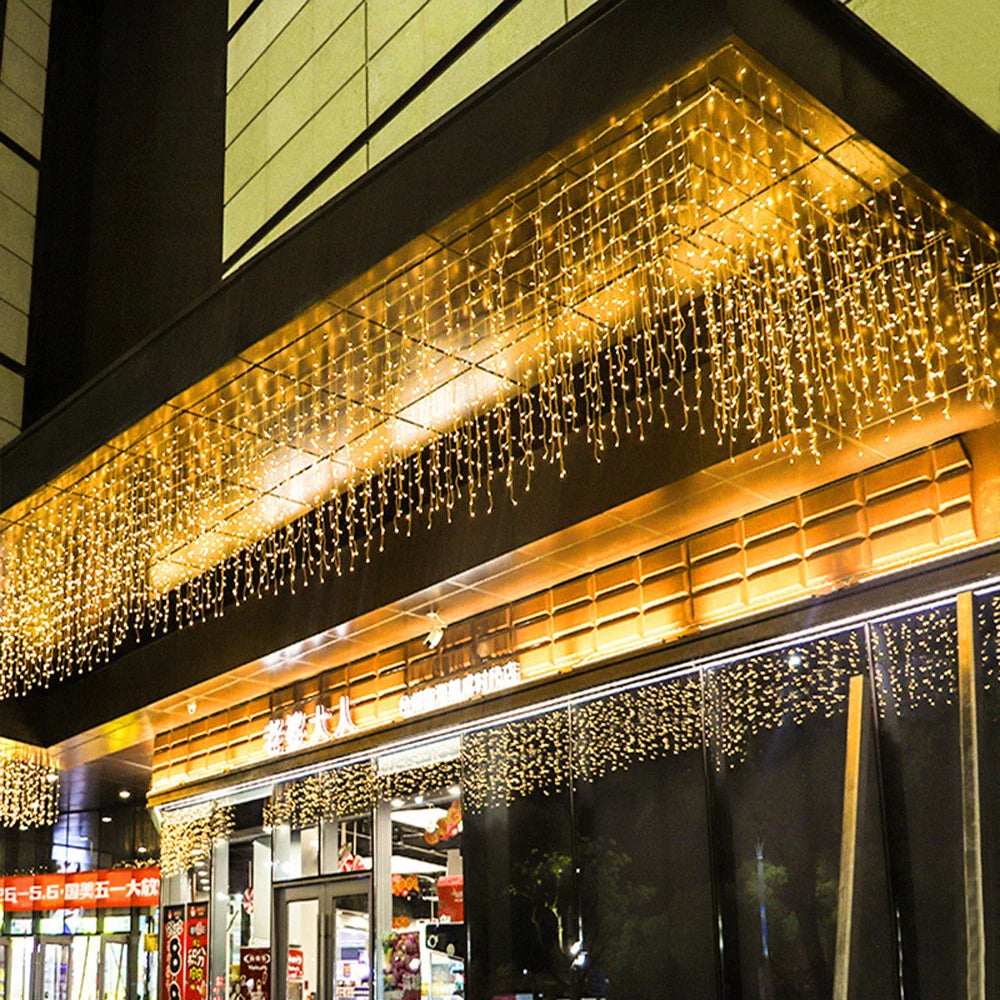 Sparkling Christmas Icicle Lights