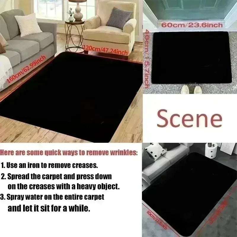 Festive Snowflake Holiday Rug