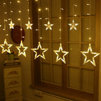 Starry Christmas Window Lights