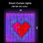 Smart Music Sync Curtain Lights