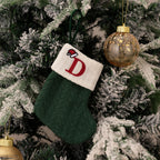 Monogram Christmas Knit Stockings
