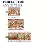 Christmas Gingerbread House Floor Mat