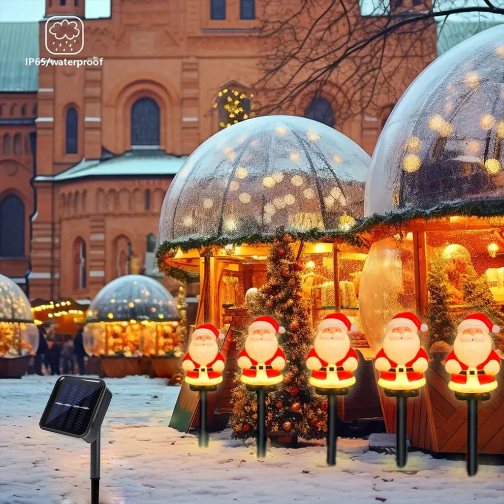 Solar Santa Pathway Lights