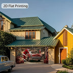 Christmas Santa Clause Mechanic Garage Door Banner
