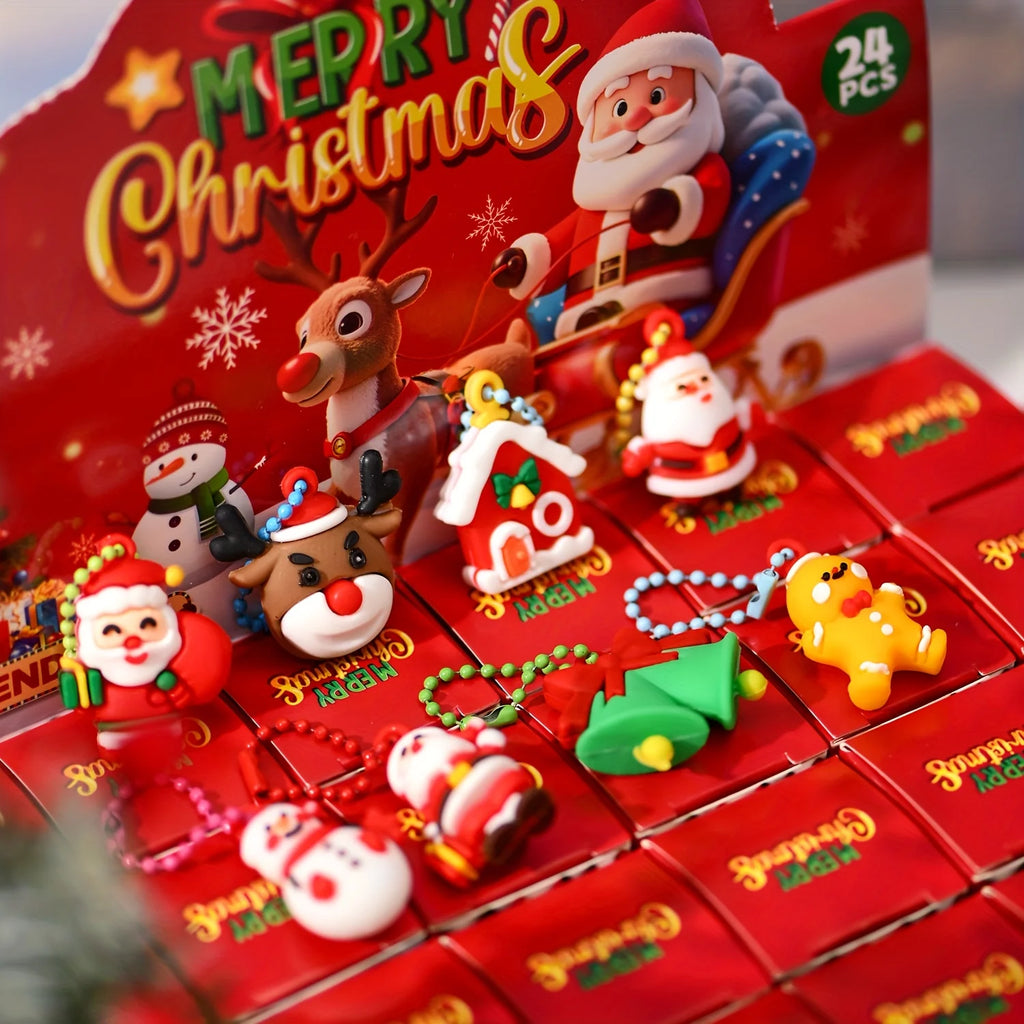 Christmas Themed Key Ring Pack Surprise Box