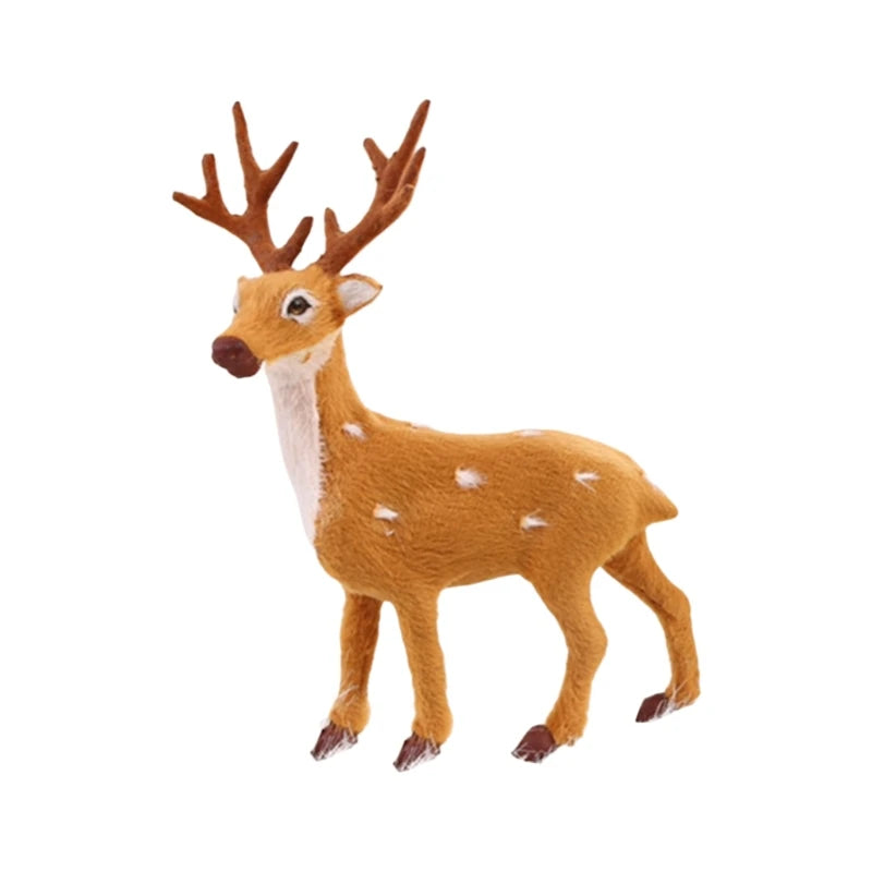 Simulation Plush Reindeer Christmas Elk Dolls Holiday