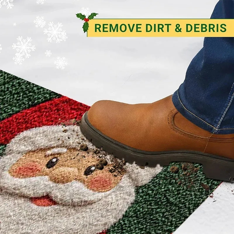 Gingerbread Christmas Welcome Mat