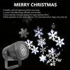 USB Christmas Snowflake Projector