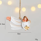 Merry Christmas Resin Santa angel Snowman Pendant