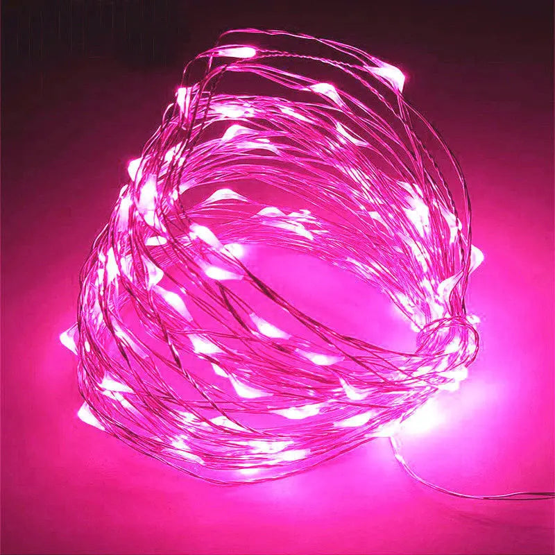 Copper Wire Christmas Fairy Lights