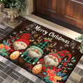 Santa and Reindeer Entryway Mat