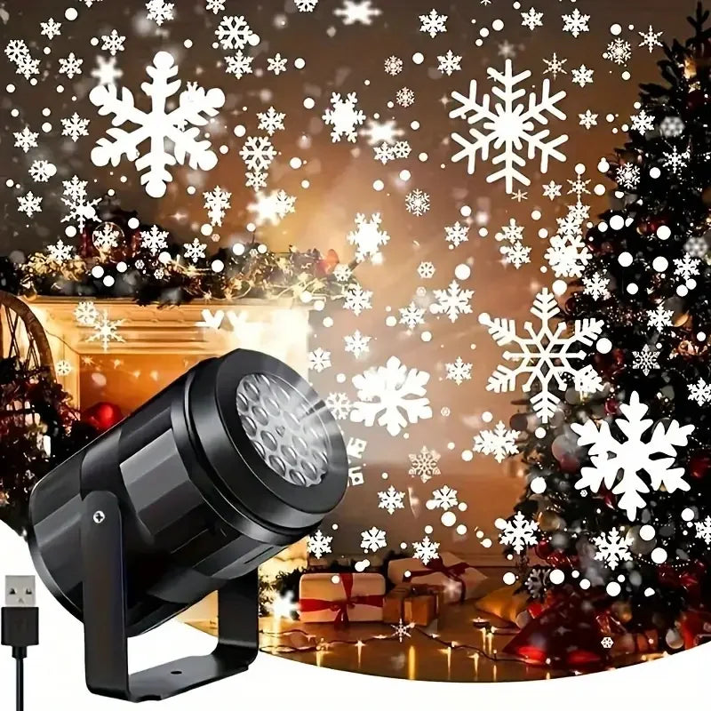 Magical Snowflake Holiday Projector