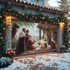 Christmas Jesus Birth Garage Door Banner