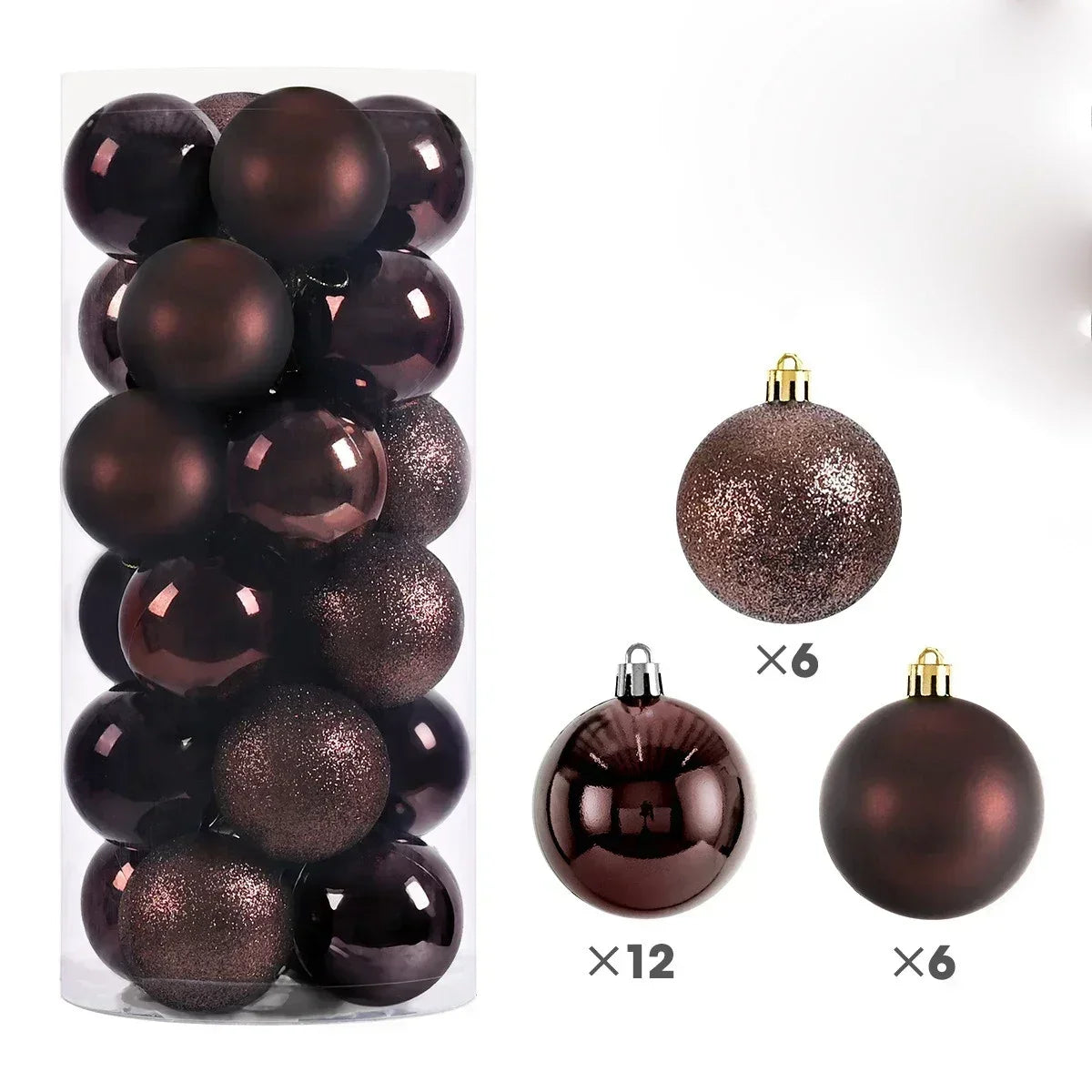 Shiny Christmas Tree Ornaments