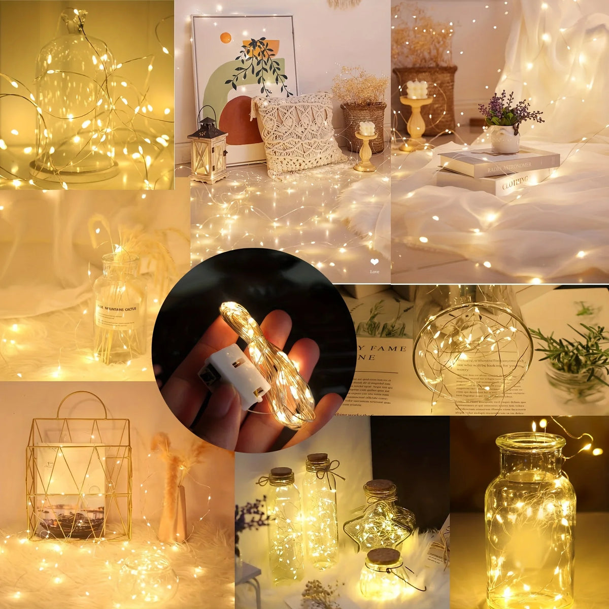 Colored Atmosphere Holiday String Lights