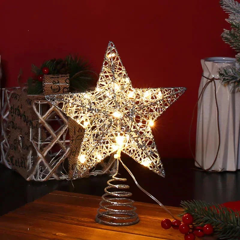 Christmas Tree Topper Star Battery Powered