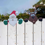 Christmas Outdoor Fence Art Sign