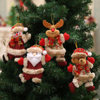 Merry Christmas Ornaments DIY Santa Claus Snowman