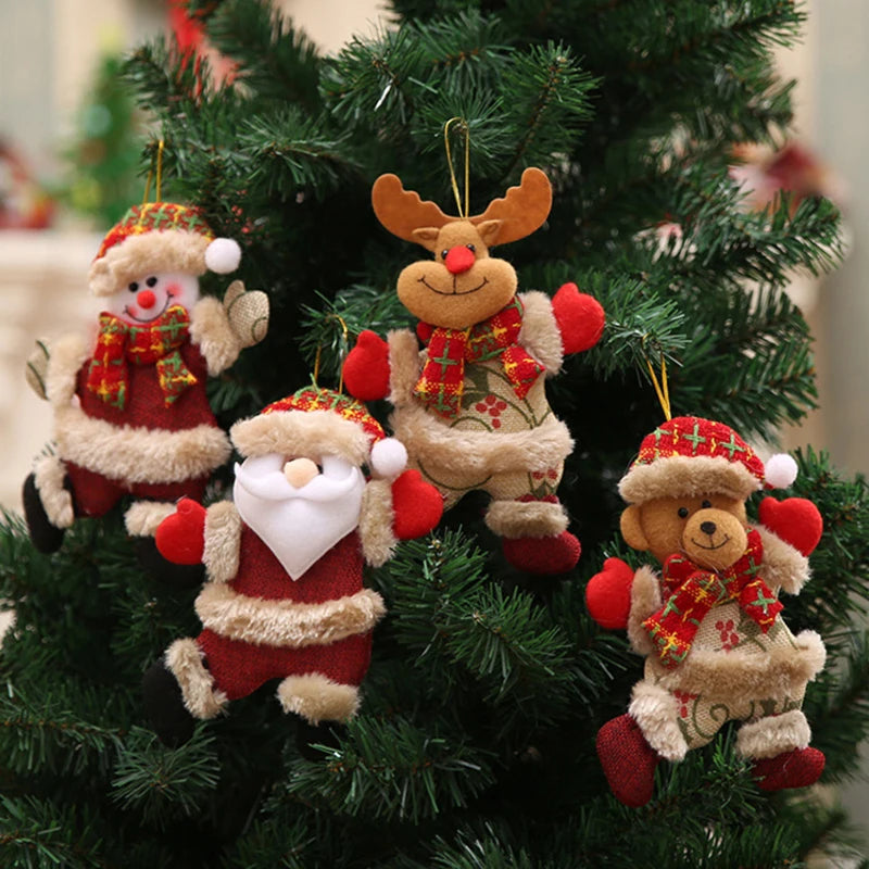 Merry Christmas Ornaments DIY Santa Claus Snowman