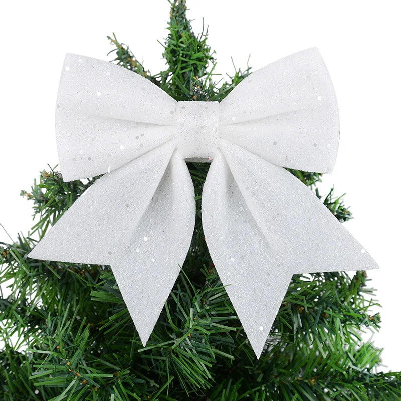 Shimmering Christmas Tree Bows