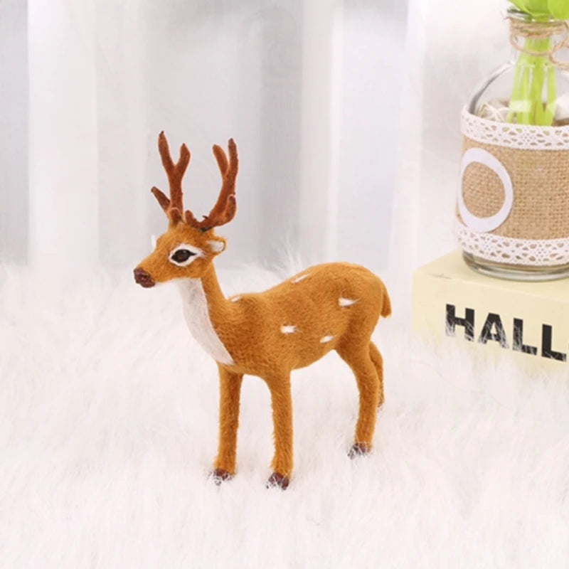 Simulation Plush Reindeer Christmas Elk Dolls Holiday