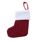 Knit Snowflake Christmas Stockings
