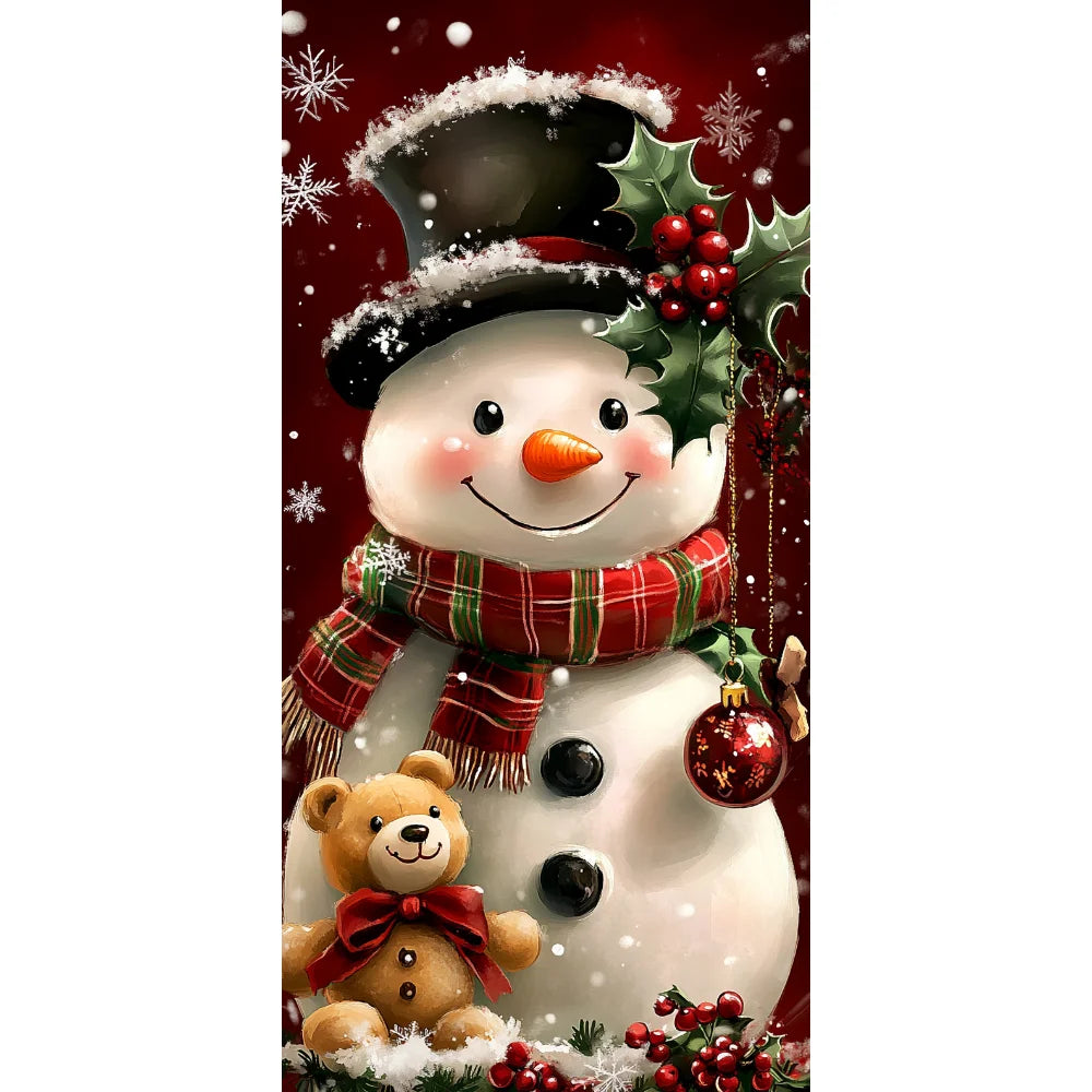Christmas Cartoon Door Banner